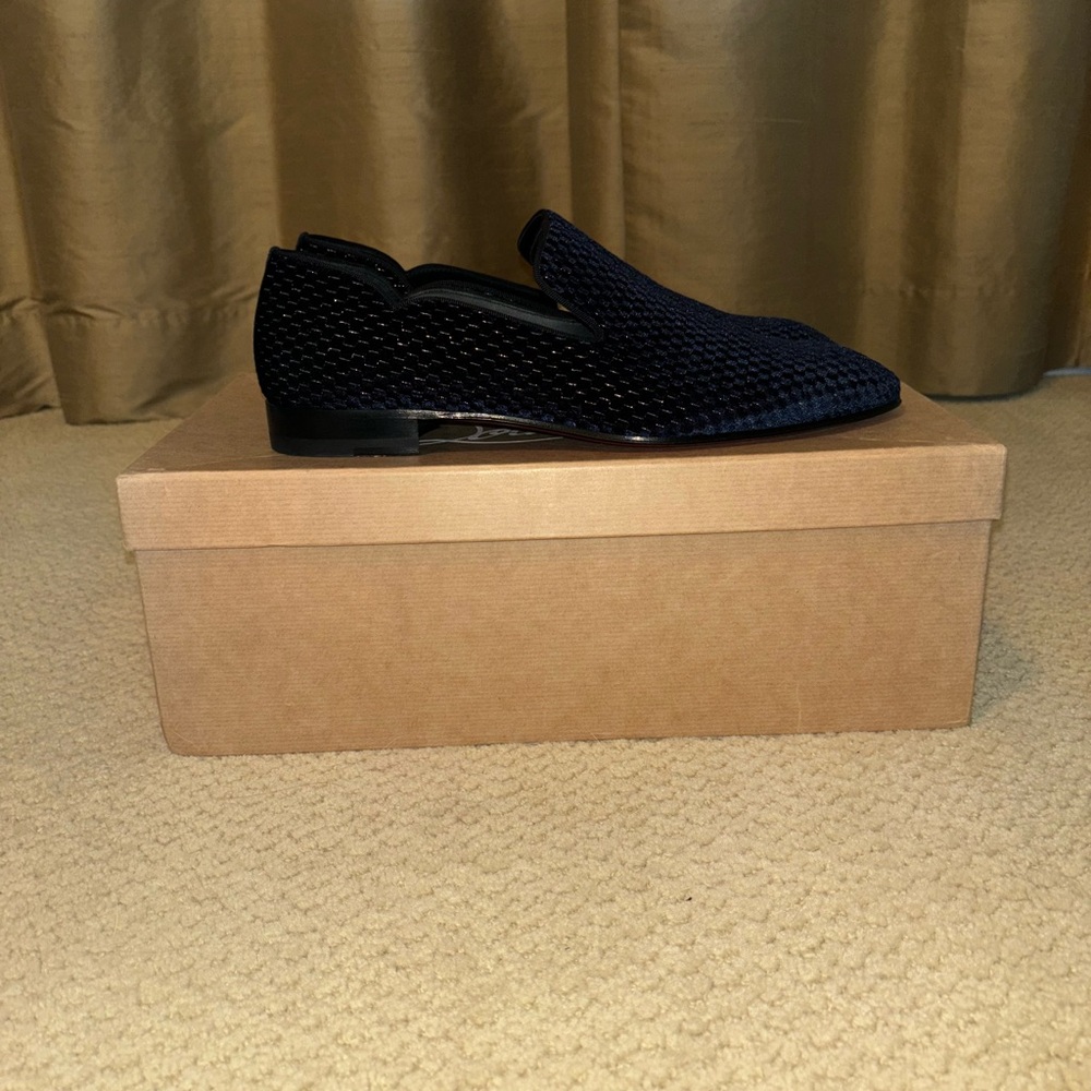 Christian Louboutin Dandy Chick Orlato Flat Slip On Loafers